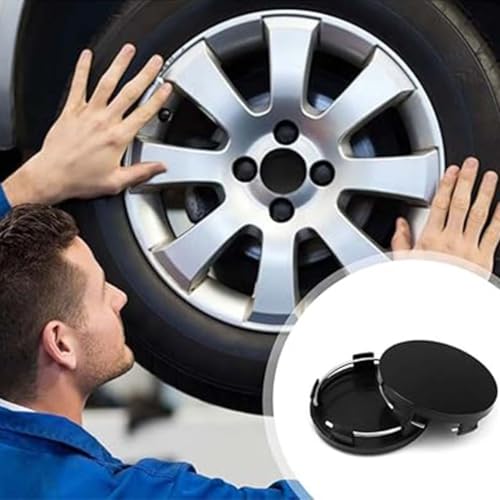 Cache de roue centrale noir pour jantes et décoration moyeu auto - 4