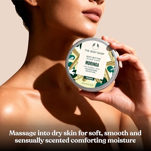 Image of The Body Shop Body Butter | 96hr Nourishing Moisture for Dry Skin | Non-Greasy with Shea Butter for Smoother Softer Skin, Vegan, 200 ml / 6.4 oz