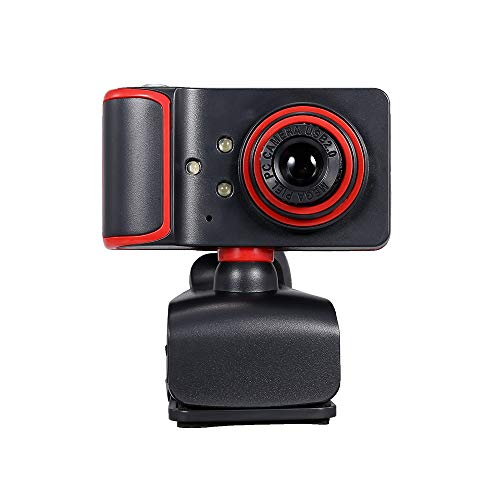Andoer Webcam HD portátil 480P 5MP 30fps Web câmera microfone embutido USB Plug & Play para laptop d