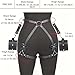 BAQOEYII Punk Leather Thigh Harness,Punk Leather Thigh Straps,Goth Garter Body Harness for women's and girls' Halloween Christmas