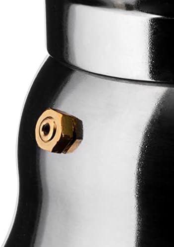 A di Alessi Moka Alessi AAM33 / 3 Design Espresso Coffee Maker in Aluminum Casting, 3 Cups
