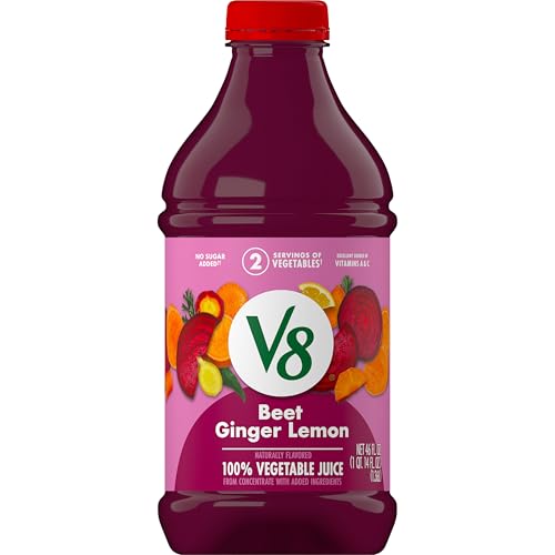 V8 Beet Ginger Lemon 100% Vegetable Juice, 46 fl...