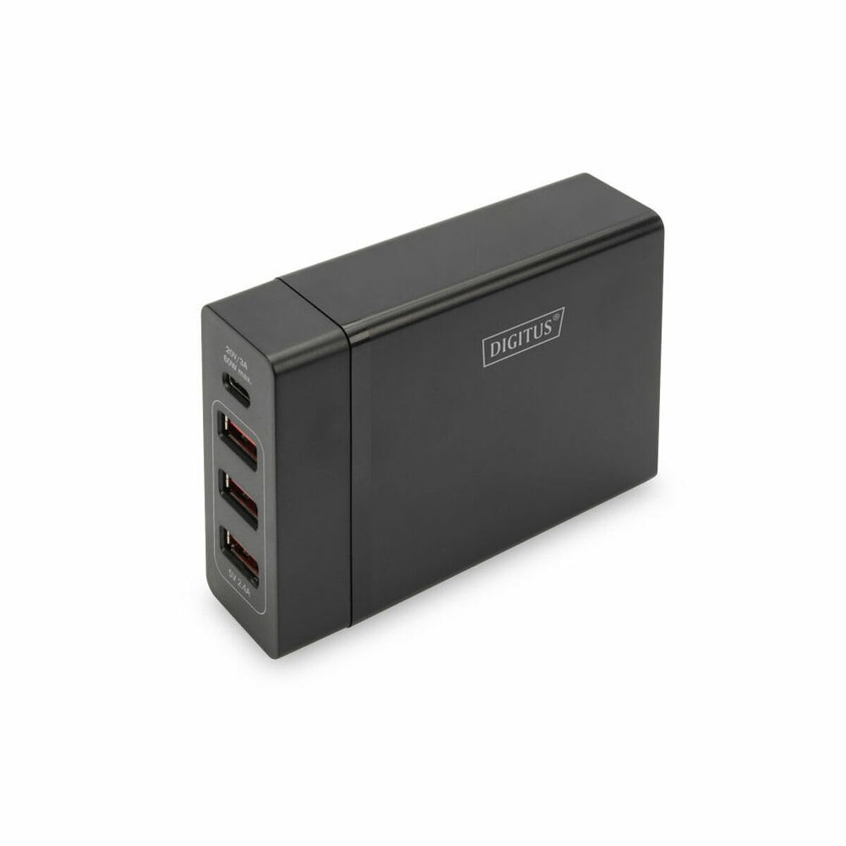 DIGITUS DA-10195 - Cargador -31 Estación de carga- (Interior, Corriente alterna, 20 V, 1,2 m, Negro)