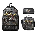 Zaino personalizzato per moto da cross, zaino da moto da cross, zaino da viaggio per escursioni, Motocicletta-11, 16.14*11.81*4.53inch/41*30*11.5cm, Casual