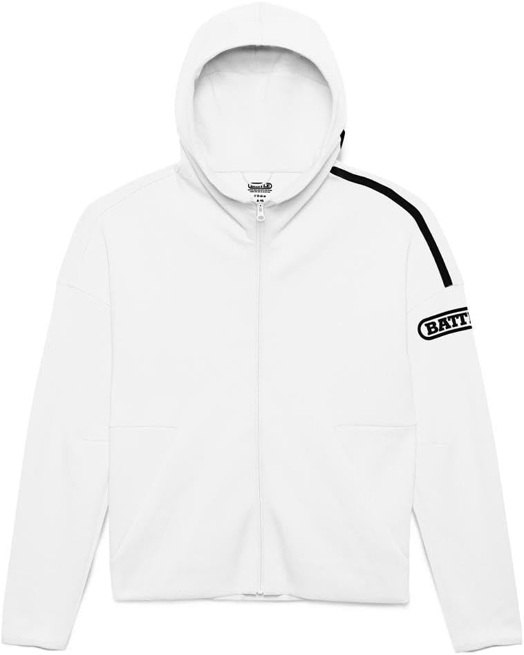 Battle Sports Dynamic Zip Hoodie 3.0, Full-Zip, Performance Stretch Fabric, 60% Cotton