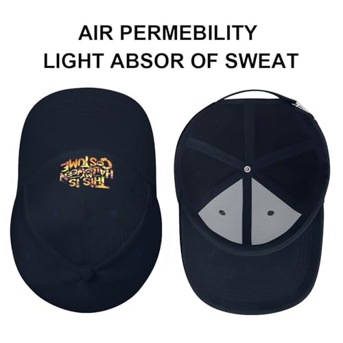 This is My Halloween Costume Baseball Cap Quick-Dry UPF 50+ Cool Hats for Teenage Boys Foldable Travel Cap for Men3