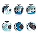 FIDGET DICE Relieves Stress and Anxiety Cube Fidget Toys for Children and Adults(Sea Blue)