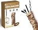 Royal Designs CC-8-BR Brown Chain & Cord Cover 4' Silktype Fabric Touch Fastener, Brown