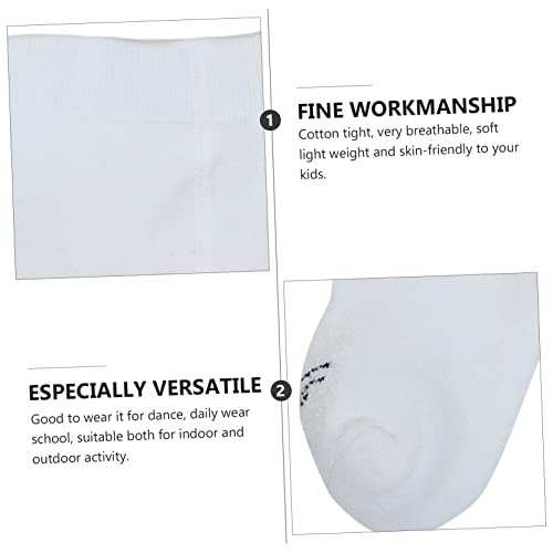 SHOWERORO 1 Par De Leggings Meias Para Meninas Bustiê Body Para Meninas Collants De Balé Calças De P