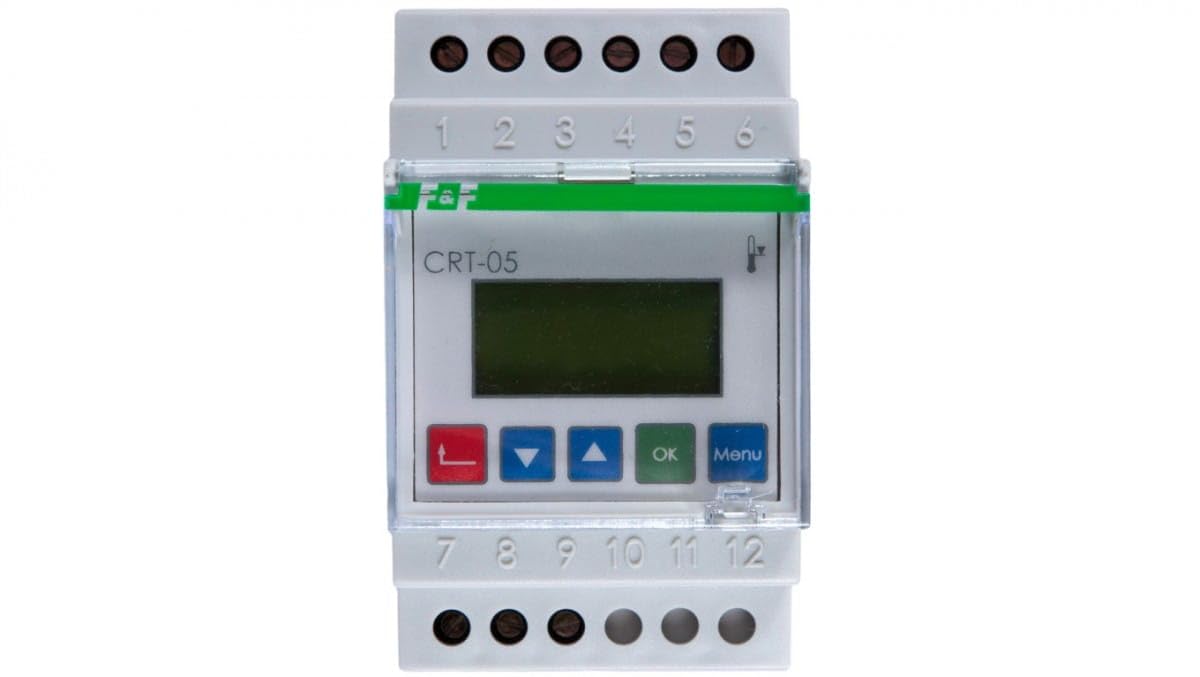 Controlador de temperatura de 2 funciones -100-400 st.C 16A 1P Digital CRT-05 f&f 5908312592662