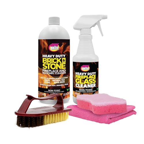 Quick 'n Brite Fireplace Cleaning Kit – Includes...
