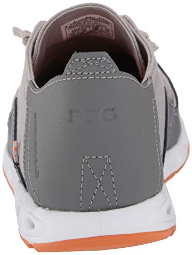 Columbia Men's Bahama Vent Relaxed Laced Boat Shoe, Steam/Light Orange, 11