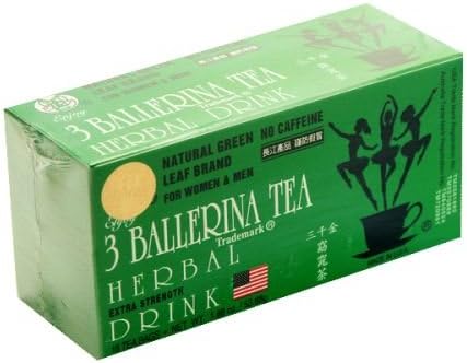 Three (3) Ballerina Tea, Dieter's Drink 18 Tea Bags, 1 Pack
