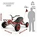 DREXO Gas Powered Go Kart, 1700W Go Kart for Adults & Kids with Premium Steel Tubular Frame, 2 Stroke Off-Road Kart with 6'' Off-Road Tires Featuring Hydraulic/Rear Disc Brake, 25MPH, 2.5L Tank