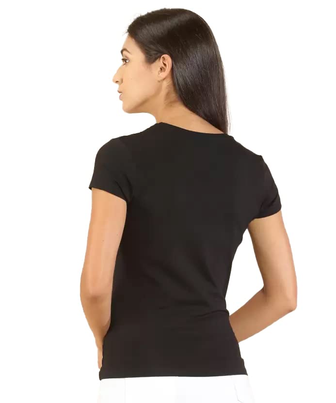 Image of Lyra Women's Cotton Regular Fit T-Shirt