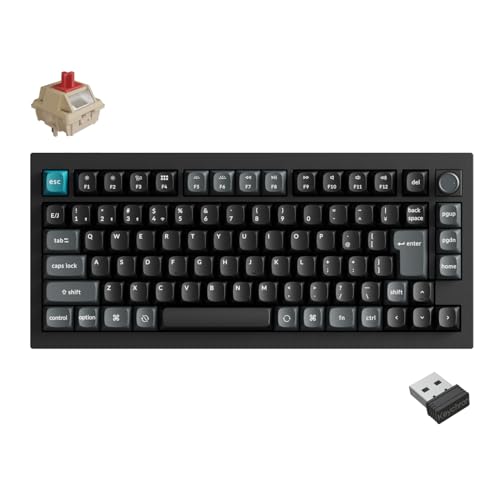 �y�������K�i�zKeychron Q1 Ultra 8K 75% ���J�j�J���L�[�{�[�h 8000Hz�|�[�����O���[�g 2.4GHz/Bluetooth/�L���Ή� CNC�A���~➑� �z�b�g�X���b�v�Ή� OSA�_�u���V���b�gPBT�L�[�L���b�v RGB�o�b�N���C�g