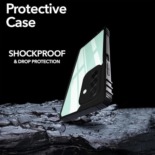 Image of Jkobi Back Cover Case for Samsung Galaxy A26 5G (Ultimate Shockproof Bumpers | Anti Yellow | Rugged Armor | Hybrid PC | Black)