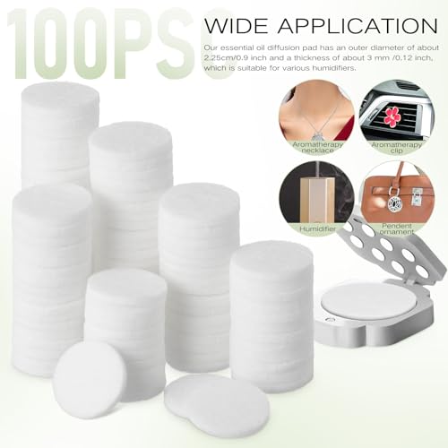 100 Pcs Almohadillas de Algodón para Difusor de Aceite Esencial miniatura 3