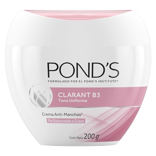 Pond's Clarant B3 Hidratante Crema correctora de manchas antioscuras normal a piel grasa, 7 onzas