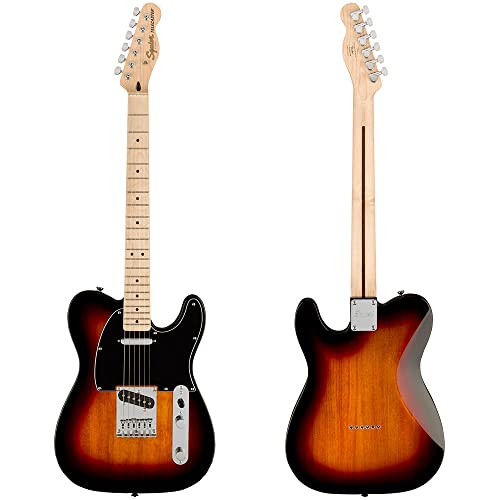 Squier Affinity Series Telecaster Electric Guitar, 3-Color Sunburst, Maple Fingerboard #TOP1