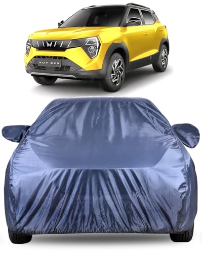 Image of Autofact Premium Car Cover for XUV 3XO | All Weather Water-Resistant Full Body Car Cover | Light-Weight Triple-Stitched Outdoor Shield with UV Protection, Dustproof & Heat-Resistant
