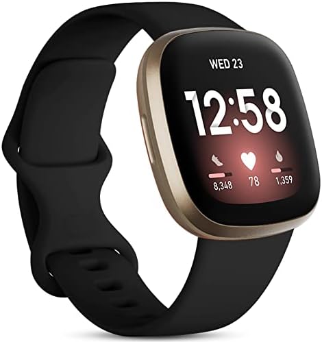 Banda compatible con Fitbit Sense 2 bandas y Fitbit Versa 4 bandas, acero  inoxidable sólido Fitbit Sense / versa 3 correas de reemplazo de metal de  la correa del reloj de pulsera