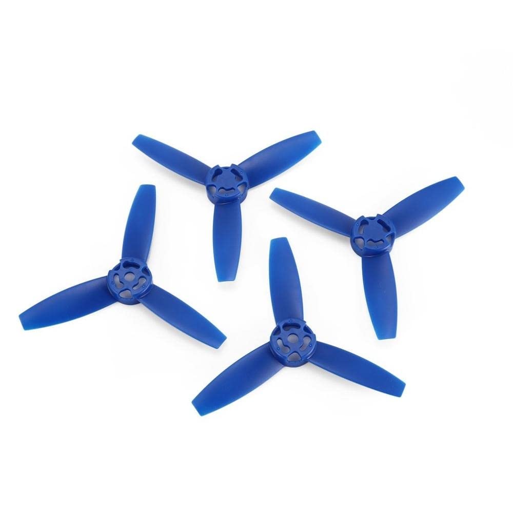 KLAPR 2 Pairs CW/CCW Propeller Props Blade for Parrot Bebop 3.0 RC Drone Quadcopter Aircraft UAV Component Replacement Spare Parts Accessories (Color : Blue)