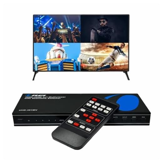 OREI Advanced 4K HDMI Quad Switch