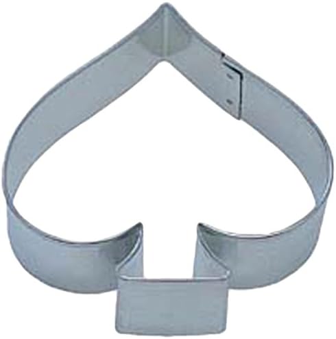 Dress My Cupcake Vegas Spade Cookie Cutter, 3.75-Inch, Set of 12