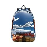 ADAhgu Arches National Park - Mochila práctica para senderismo, uso al aire libre, con múltiples bolsillos, Negro, M