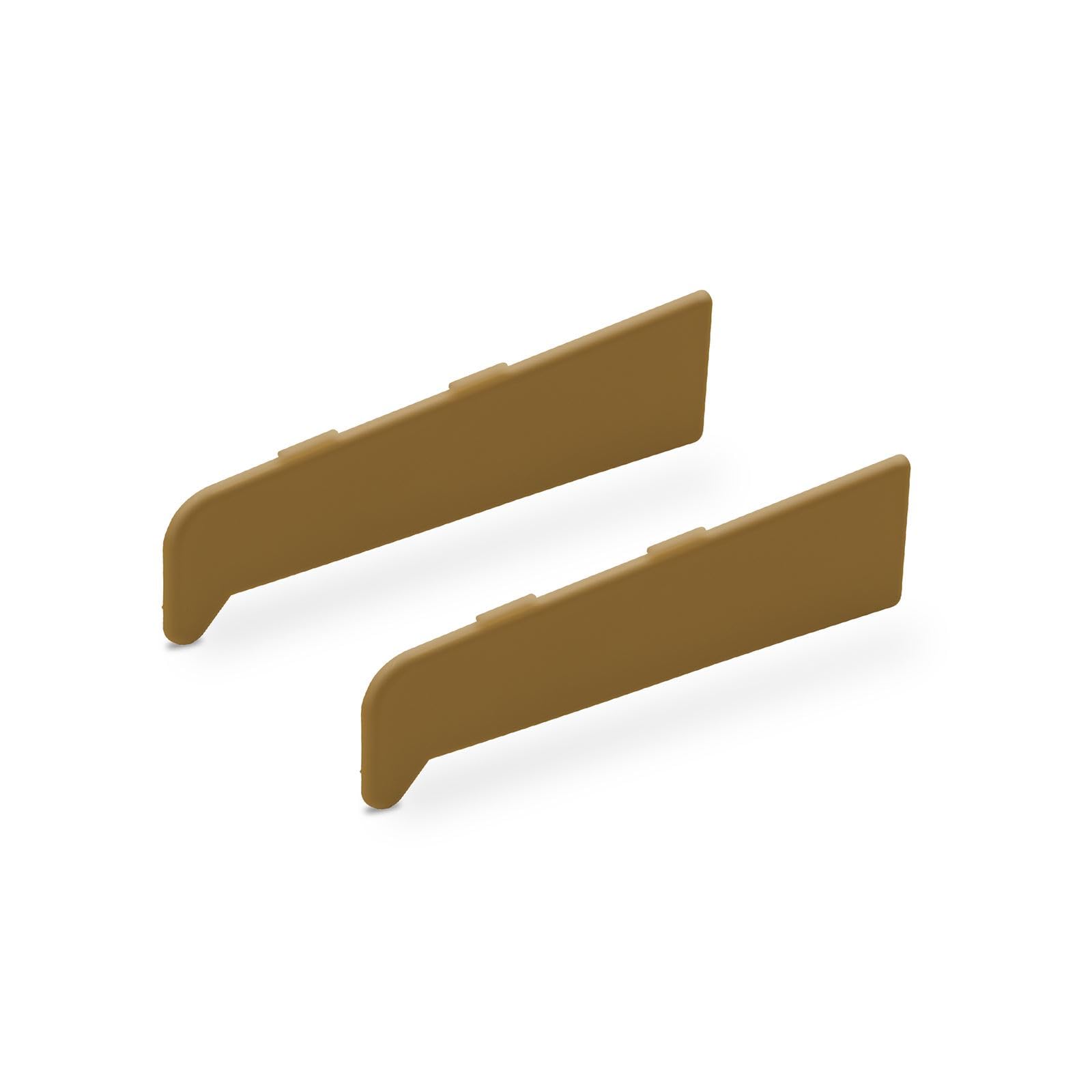 150mm Profile 22 Window Sill End Caps (5 Pairs) - Golden Oak