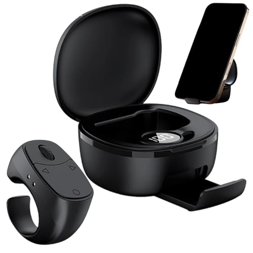 Jubepk Volteador De Páginas para Teléfono,Dispositivo para Pasar Páginas con Dedo Soporte Remoto para Móvil   Accesorios Móviles para Lectores Tabletas Grabación Músicos Selfies Tercera Edad Descanso