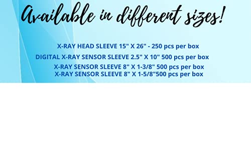 Plastic Bag - Cover X-RAY Sensor Sleeve 2.5"in x 10"in Clear (2000)