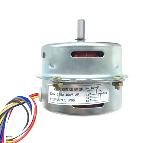 Motor De Ventilador De Torre De 80 W, Motor De Ventilador De Aire Acondicionado, Motor De Enfriador De Aire De 6 Cables, Accesorios For Ventilador, Motor Suave