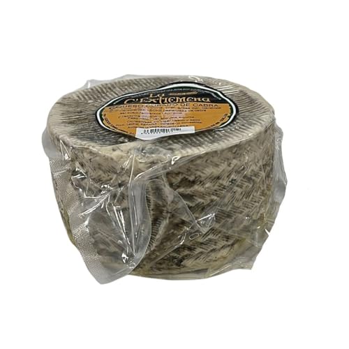 Queso Curado de Cabra 'La C'Extremeña' - Pieza Entera 1,7kg Aprox - Leche Pasteurizada - Sabor Intenso Tradicional - Origen Guillena (Sevilla)