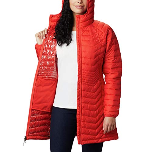 Image of Columbia Women Solid Powder Lite Mid Jacket Hoodie