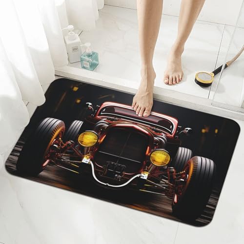Tapis de douche antidérapant en pierre lavable et hygiénique