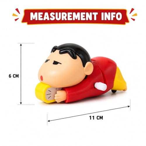 Image of Shopiitoo shin-chan Toy for Kids, Crawling shin-chan Action Figure Movable Toy for Babies, Key Operated Wind Up Toys for Kids
