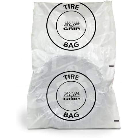 Slip-N-Grip Tire Bags, Standard 24+12x40 100ct Cover