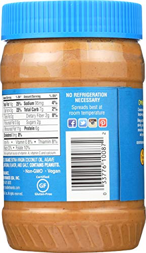 Earth Balance Crunchy Peanut and Coconut Oil Spread, 16 oz. - Thumbnail 3