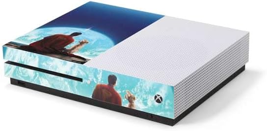 Skinit Decal Gaming Skin Compatible with Xbox One S Console - Officially Licensed Superman 2025 Superman & Krypto Watch The Earth Design