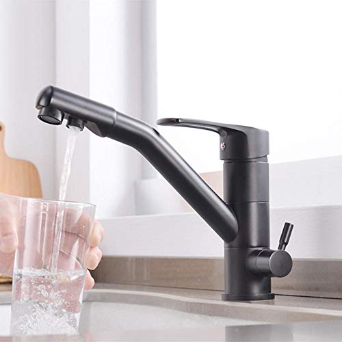 Robinet de cuisine 3 voies pour éliminer les bouteilles plastiques de l'évier