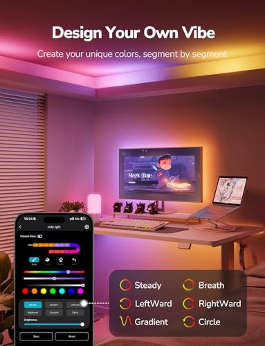Lepro S1 AI RGBIC LED Strip Lights 32.8ft — view 7