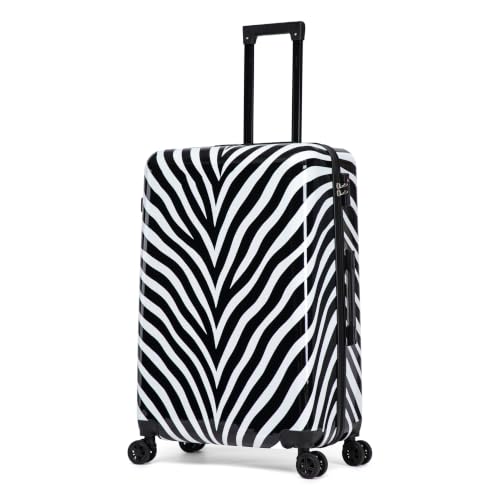 Image of InUSA Zebra Print 28-Inch Hardside Spinner Luggage Lightweight & TSA Lock