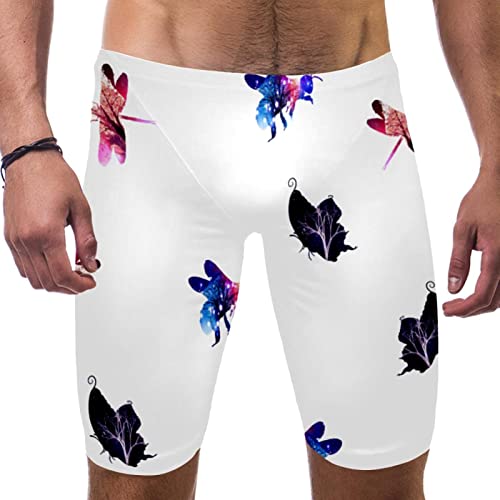 Maillot de bain complet imprimé papillon libellule multicolore taille M