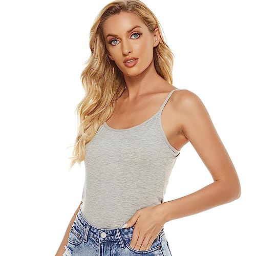 Image of BQTQ 5 Pcs Women's Camisole Tank Top Undershirt Spaghetti Strap Basic Camisoles