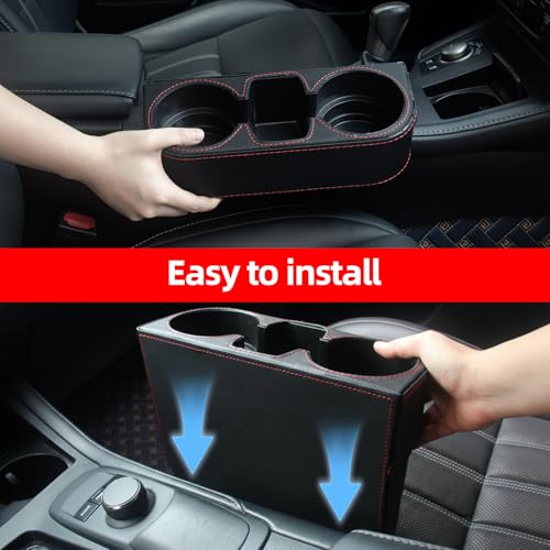 AggAuto Portavasos para Carros con Almacenamiento Negro miniatura 5