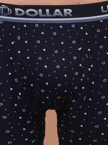 Image of Dollar Lehar Mens Combed Cotton Trunk - Pack of 2 - Actual Print May Vary