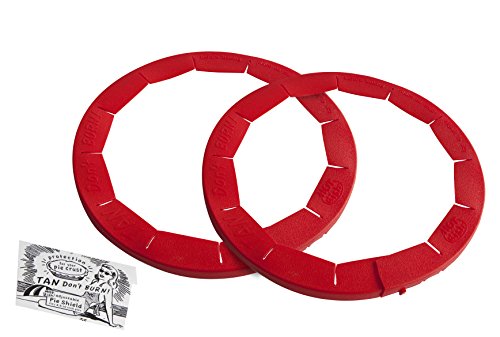 Talisman Designs Red Pie Shield 2-Pack