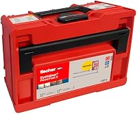 fischer PowerFast II Systainer-Box M137, 1.801-teiliges Schraubeneset, Spanplattenschrauben mit Senkkopf, Innenstern TX Antrieb, Voll- und Teilgewinde, inkl. 10-teiliges ProfiBit Set – Ansicht 2